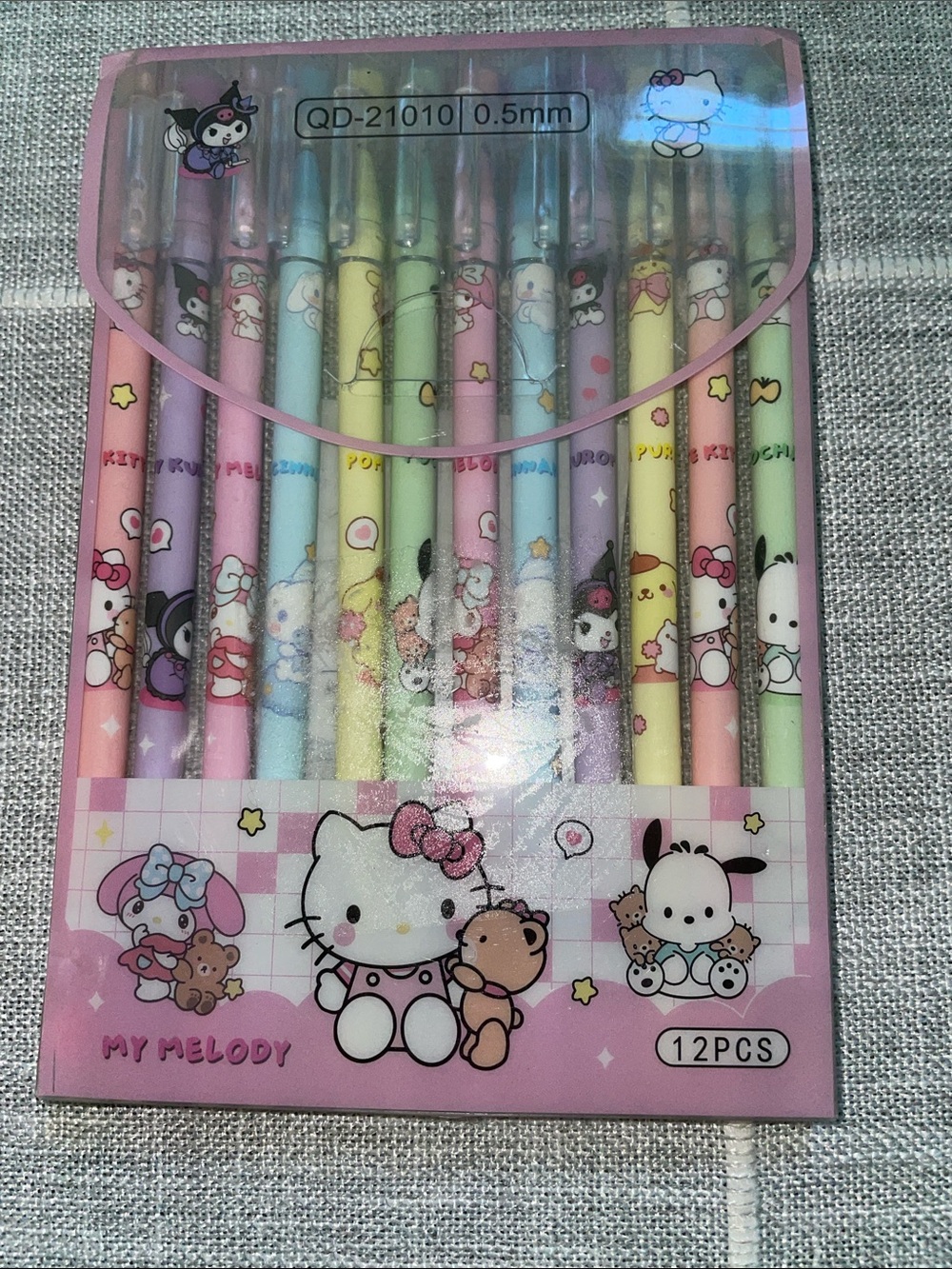Sanrio Characters Pastel Gel Pen Set
